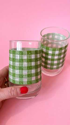 Vintage Gingham Glasses