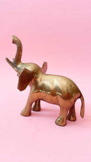 Vintage Brass Elephant