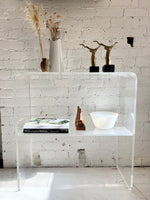 Vintage Lucite Waterfall Console