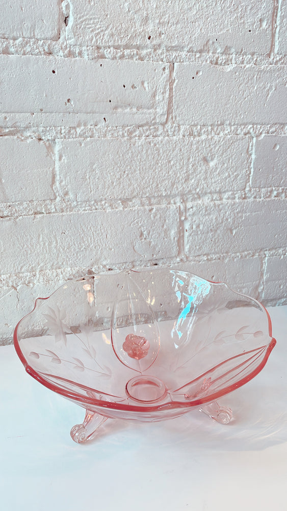 Vintage Depression Glass Dish