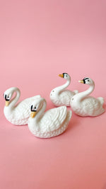 Vintage Ceramic Swan Salt & Pepper Shaker