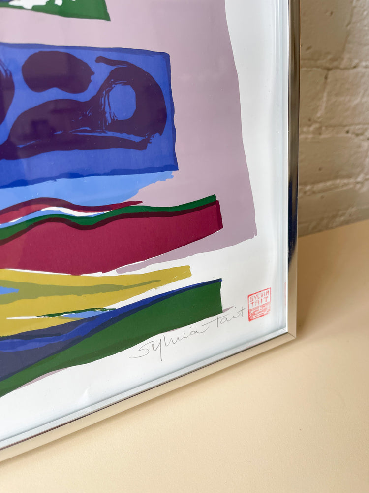Sylvia Tait Silkscreen "Theme Arioso" (Artists Proof)