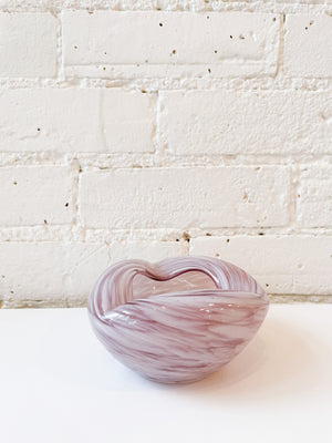 Vintage Art Glass Ashtray