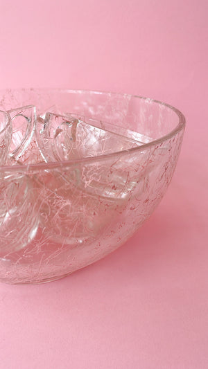 Vintage Splatter Punch Bowl and Cups Set