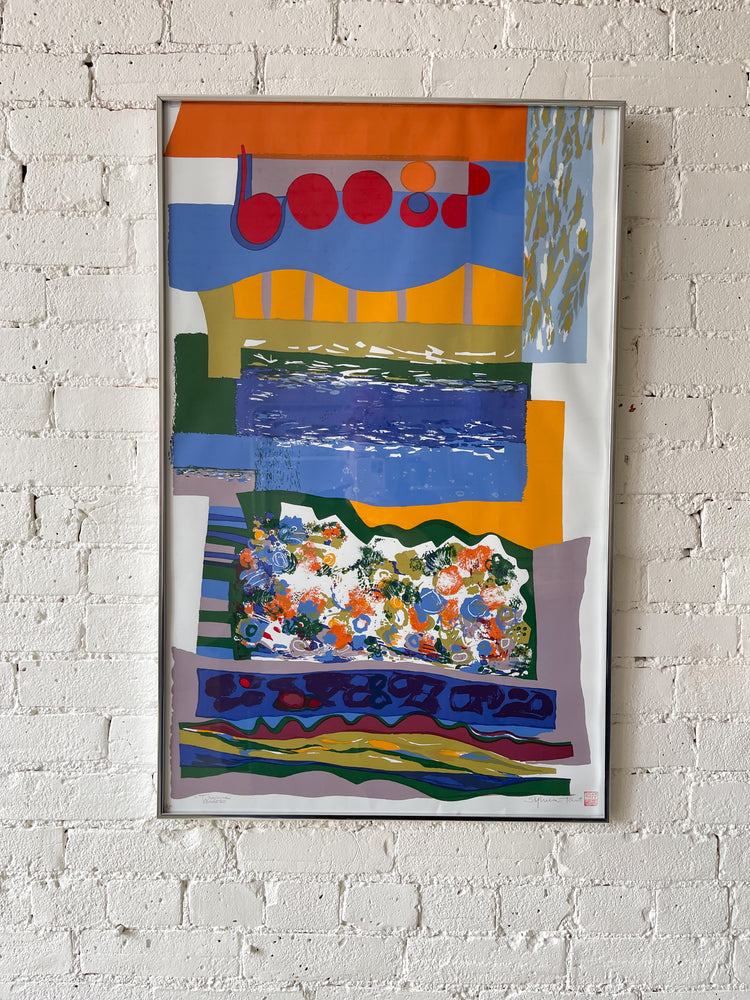 Sylvia Tait Silkscreen "Theme Arioso" (Artists Proof)