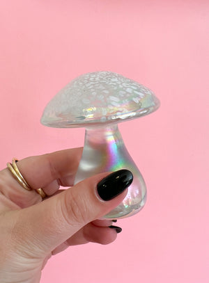 Vintage Glass Mushroom