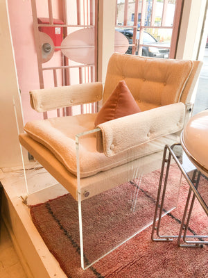 Vintage Lucite Arm Chair