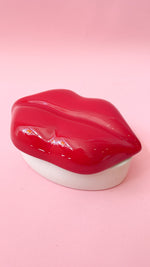 Vintage Ceramic Lips Box