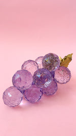 Vintage Faceted Lucite Grapes