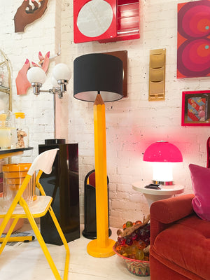 Vintage Oversized Pencil Floor Lamp
