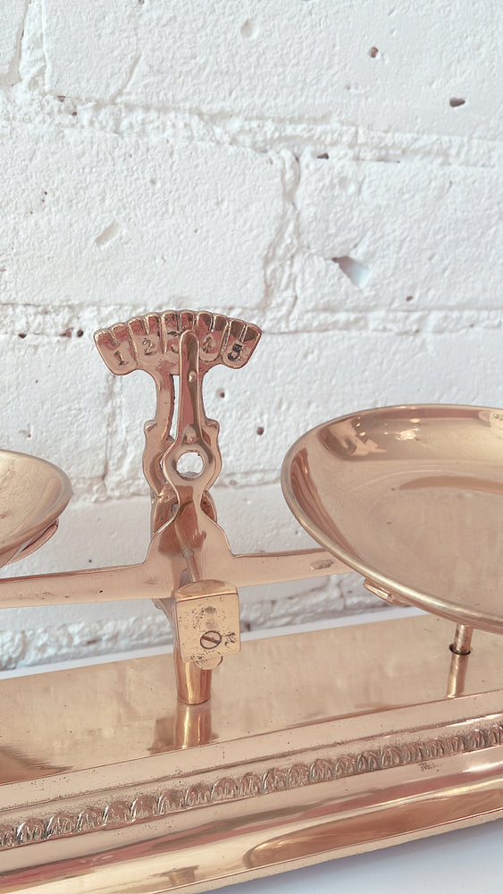 Vintage Brass Scale