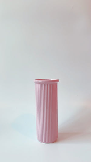 Vintage Dansk Ceramic Cylinder Vase