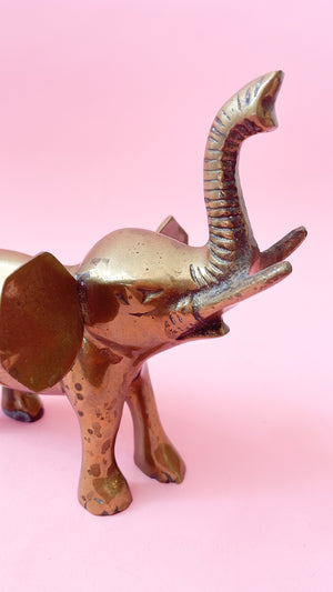 Vintage Brass Elephant