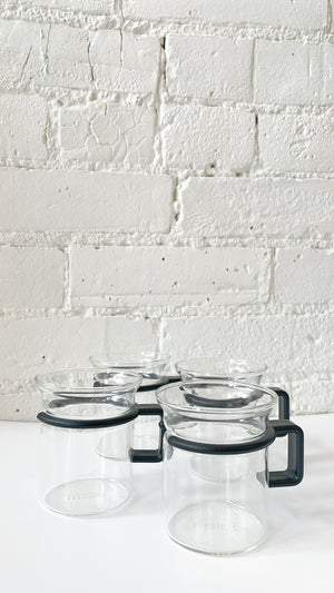 Vintage Melior Glass Coffee Mugs