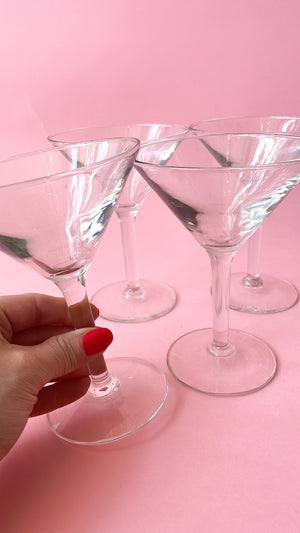 Vintage Libbey Martini Glasses