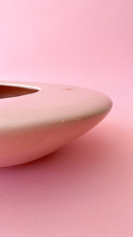 Vintage Ceramic Saucer Planter