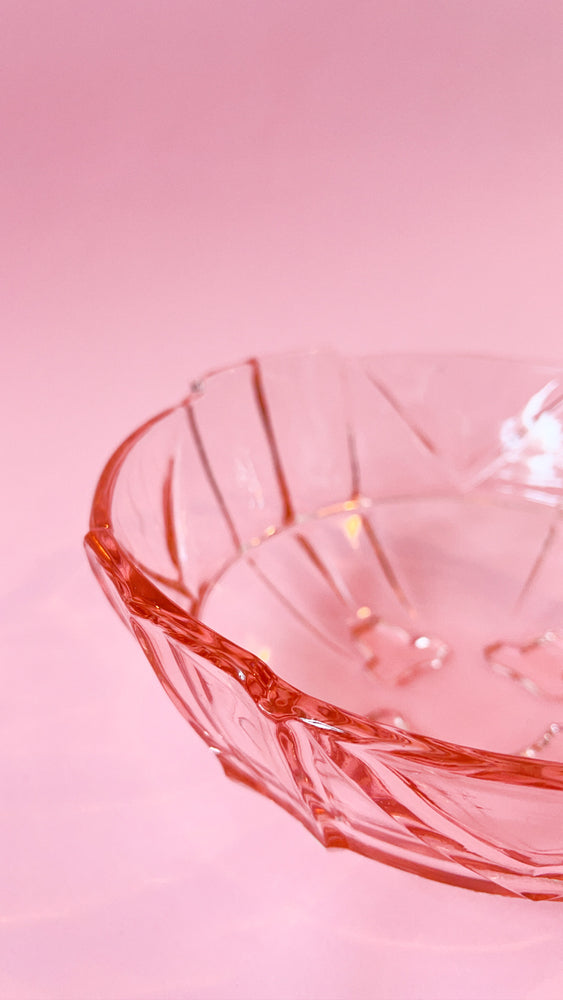 Vintage Art Deco Depression Glass Bowl