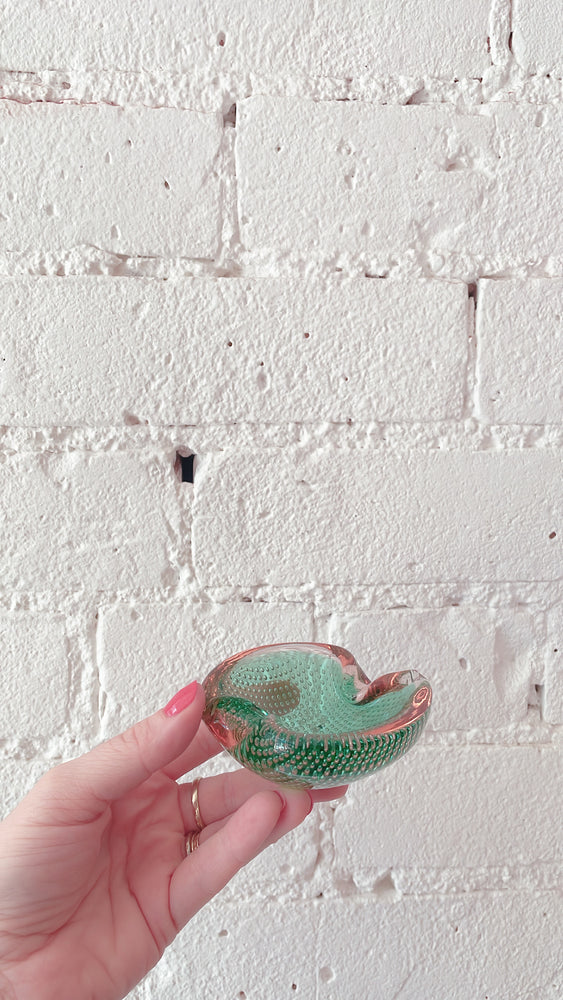 Vintage Glass Ashtray