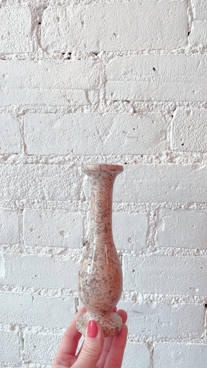 Vintage Stone Bud Vase