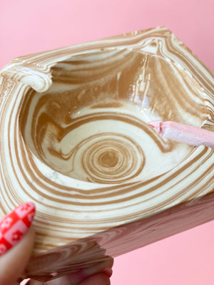 Vintage Nora Fenton Swirl Ashtray