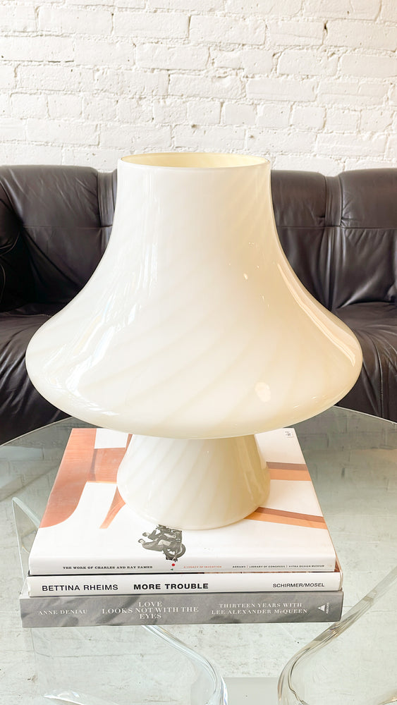 Vintage Large Murano Mushroom Lamp