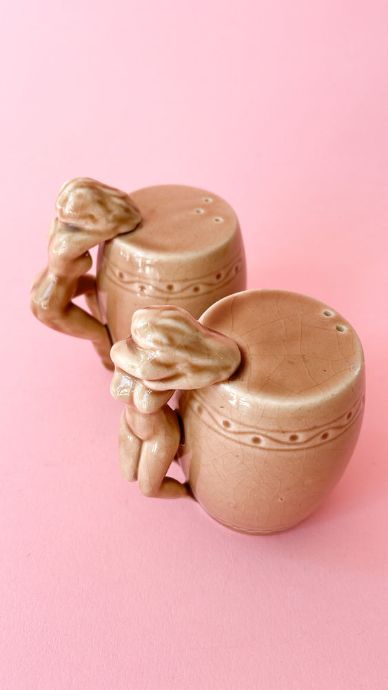 Vintage Nude Lady Salt & Pepper