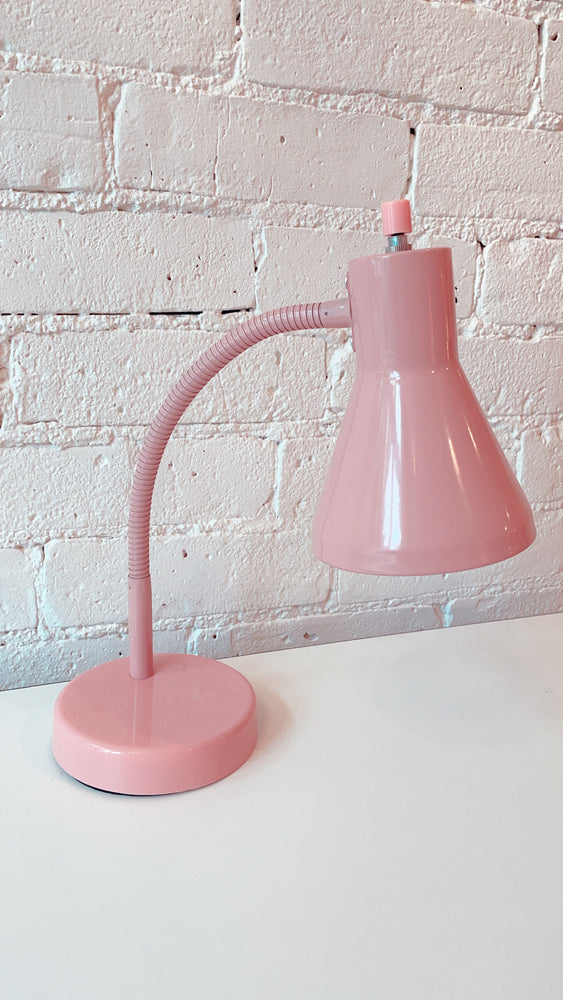 Vintage 80's Pink Desk Lamp