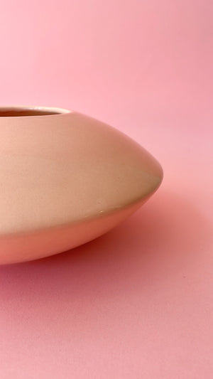 Vintage Ceramic Saucer Planter