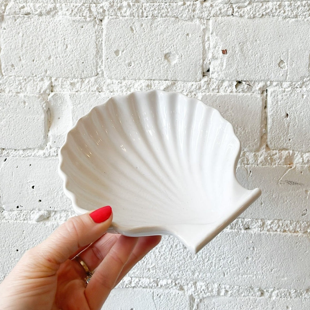 Vintage Ceramic Shell Dish