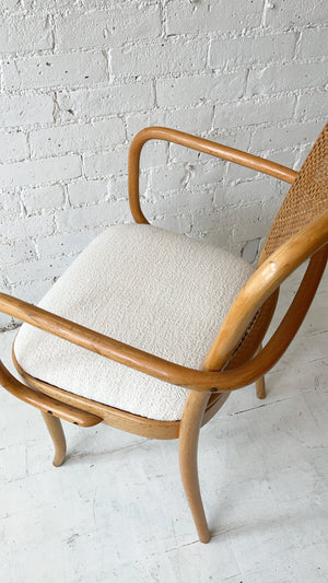 Vintage Joseph Hoffman Style Cane Chair