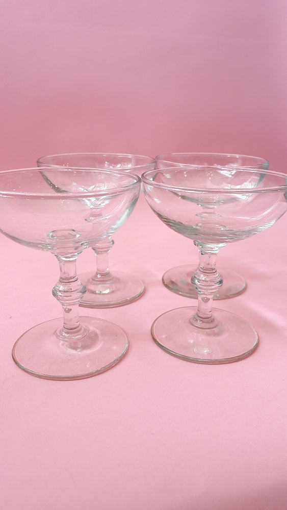 Vintage Glass Coupes