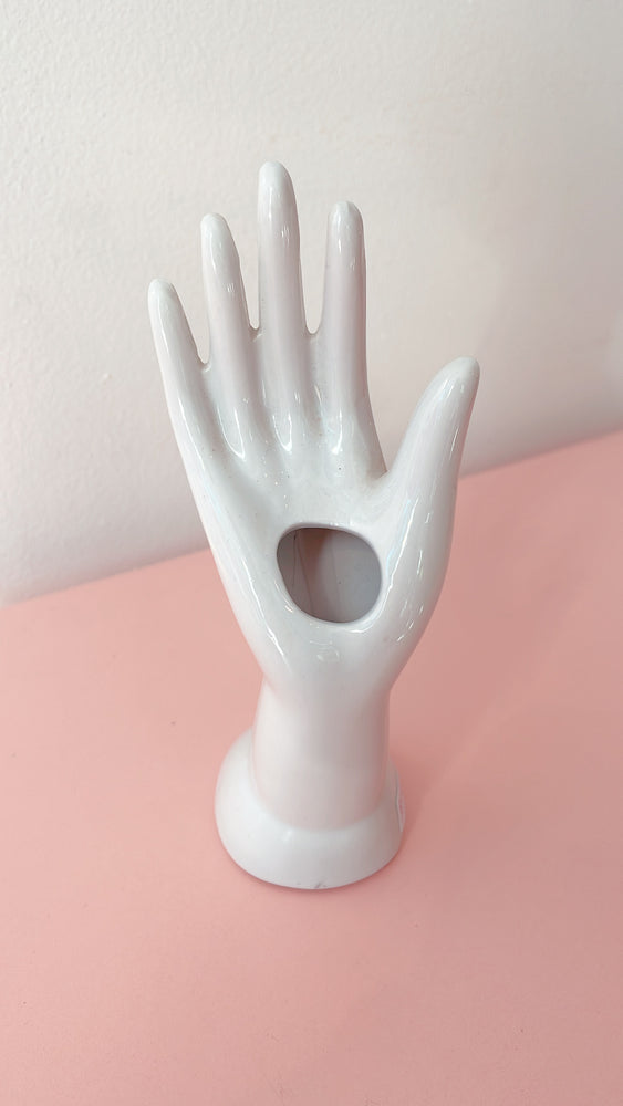 Vintage Ceramic Hand Vase