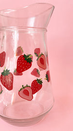 Vintage Strawberry Pitcher