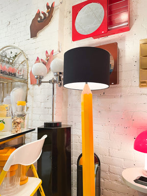 Vintage Oversized Pencil Floor Lamp