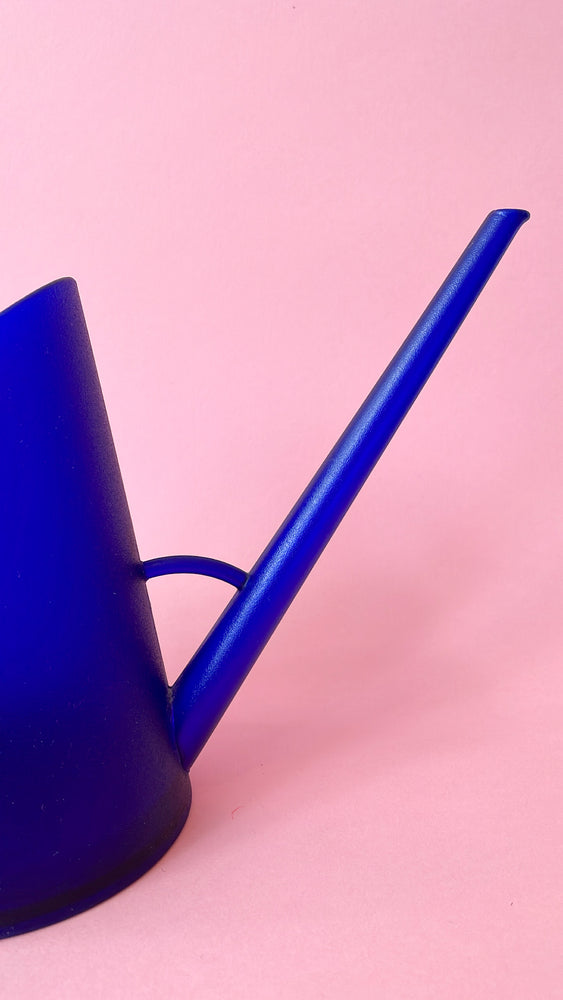 Vintage Ikea Cobalt Watering Can