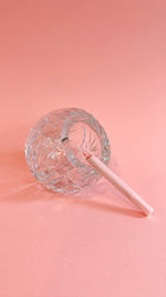 Vintage Crystal Orb 1950's Ashtray