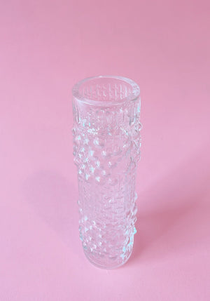 Vintage Glass Candlewax Vase
