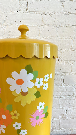 Vintage Floral Laundry Hamper