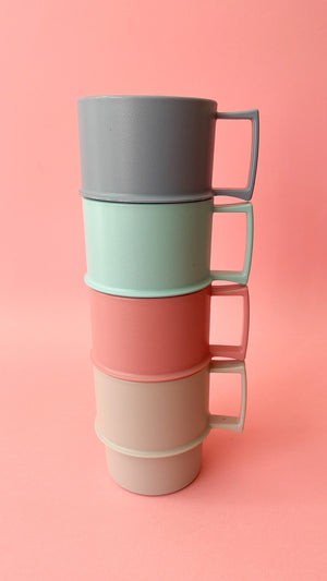 Vintage Tupperware Coffee Mugs